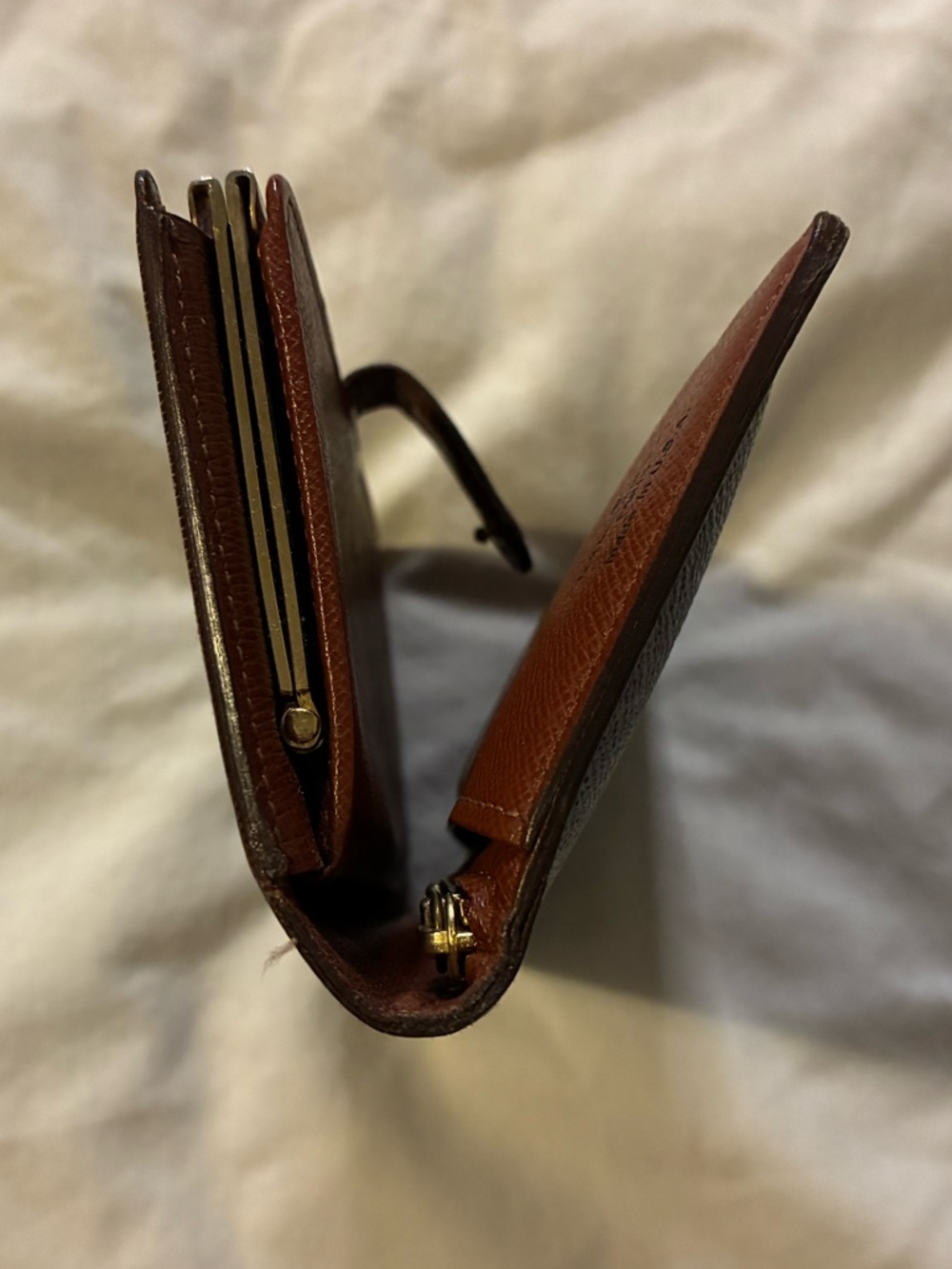 RARE Louis Vuitton Monogram Kisslock Long Wallet - Picture 5 of 9